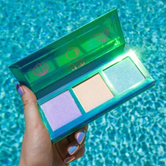 RARE LIME CRIME Mermaids Hi-Lite Palette - Picture 1 of 11